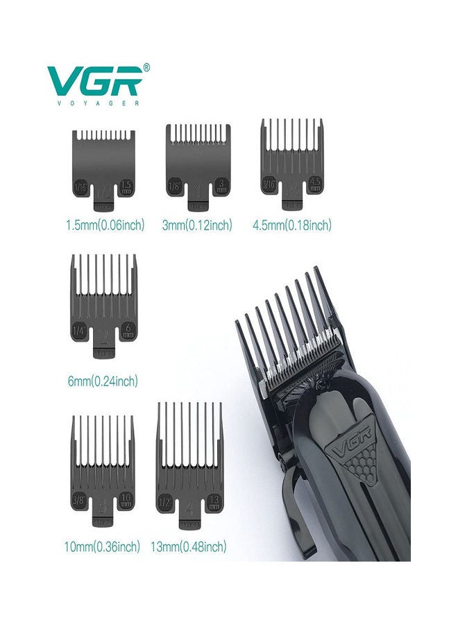 VGR V-282 Professional Rechargeable Hair Trimmer Black - Image 3
