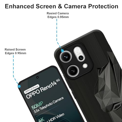 VIDO Exclusive Soft Back Case Cover for Oppo Reno 14 5G (Shock Proof |360 Degree Complete Protection) - Image 2