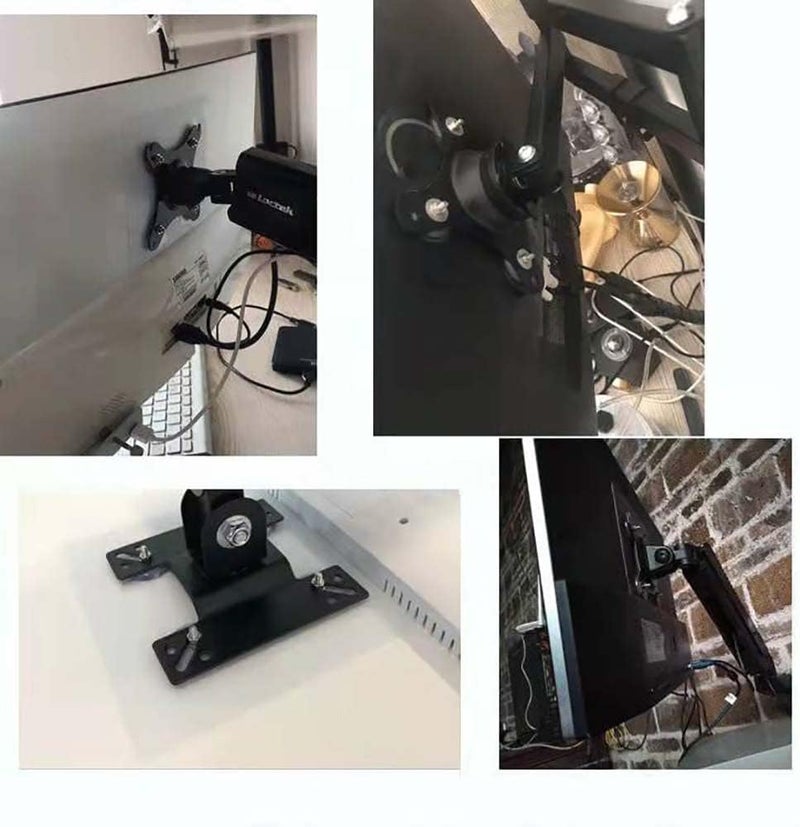 NOBER VESA Mount Adapter Bracket Kit Non-VESA Mounting Universal for 75 VESA Monitor Arm Compatible 2 Pack - Image 4