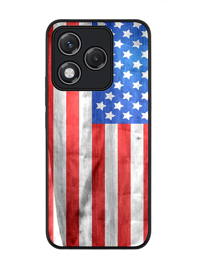 Stylizedd For Honor 400 Lite Case,Slim fit Camera Protection, Shockproof Thin Phone cover  - USA Grunge Flag