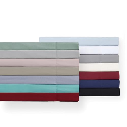 TRULY SOFT Everyday Sheet Set Turquoise Polyester 3-Piece Twin Sheet Set, Solid Color Themed, Adult Bedding, Oeko-TEX Certified - Image 5