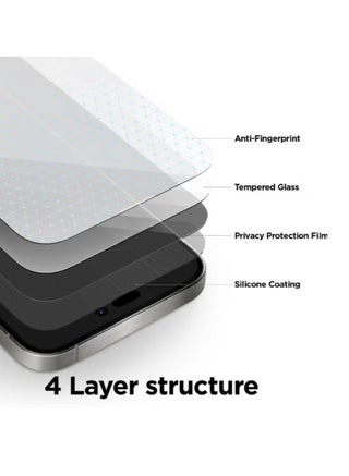 Matte Privacy Screen Protector for iPhone 17 - Tempered Glass, Anti-Glare,Ultra-Thin, Scratch-Resistant - view 3