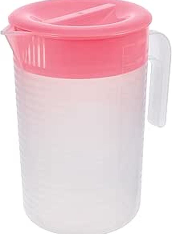 Large 2000ml Rose Water Pitcher with Handle and Measurement Scale for Tea and Beverage Serving - Image 1