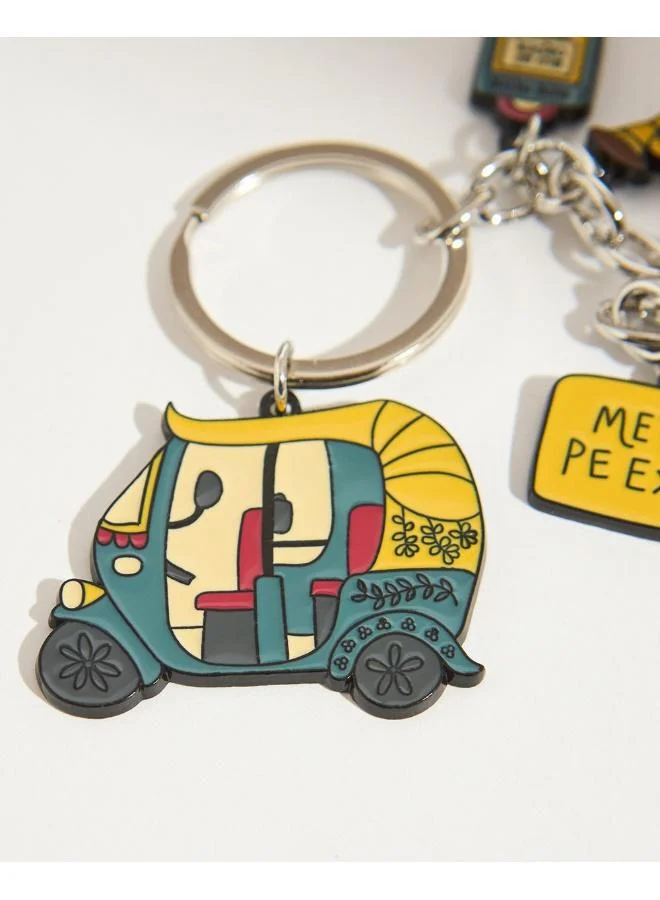 Chumbak  Chumbak Classic Autowalla Enamel Keychain  | Best Price UAE