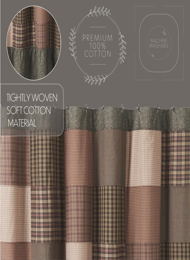 VHC Brands Crosswoods Ruffled Bath Mat, Brown, 20x30 - Image 5