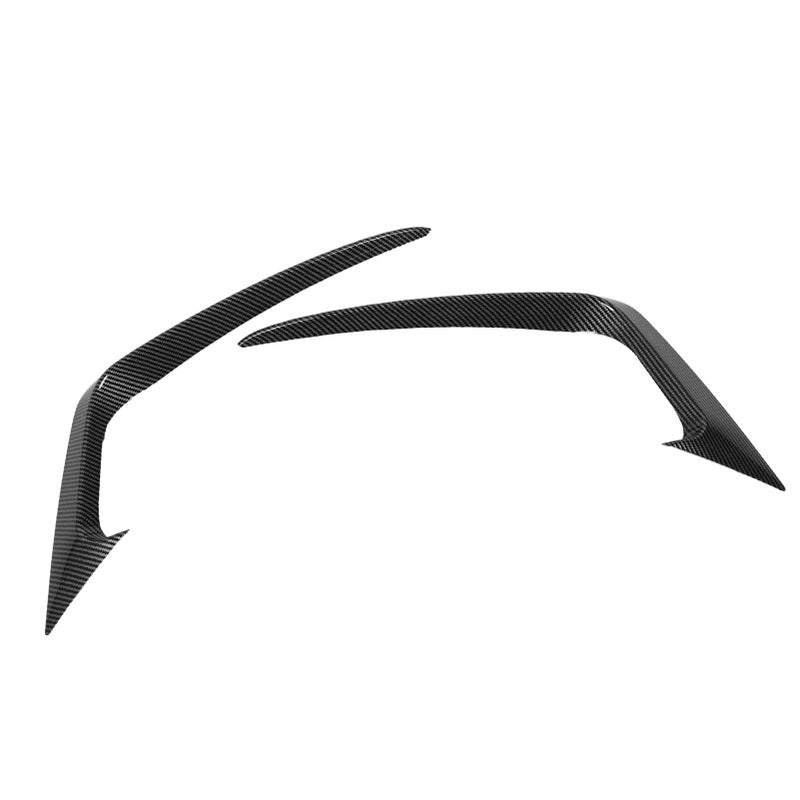 Front Bumper Side Vent Splitter Carbon Fiber Style Optimal Protection Bumper Canard - Sporty Look Front Splitter for Fiesta ST MK6 2012-2017 Car Owners - Image 3