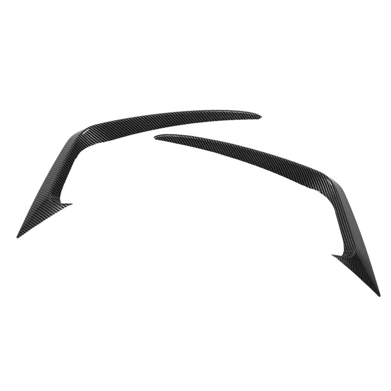 Front Bumper Side Vent Splitter Carbon Fiber Style Optimal Protection Bumper Canard - Sporty Look Front Splitter for Fiesta ST MK6 2012-2017 Car Owners - Image 5