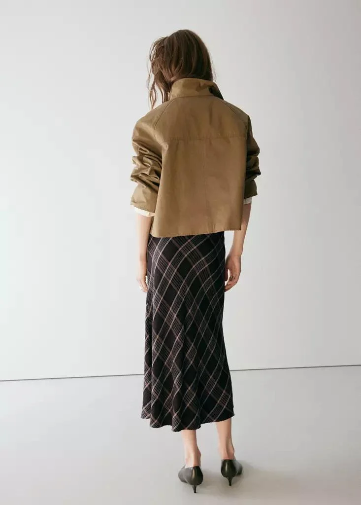 Mango  Checked Midi Skirt for Women | Best Price UAE