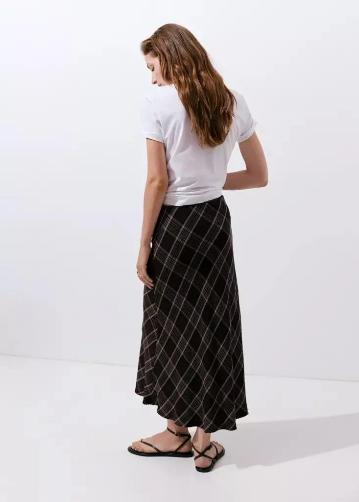 Mango  Checked Midi Skirt for Women | Best Price UAE