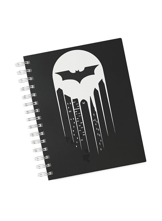 LIT Batman Minimal Style Spiral Hardcover Notebook - Image 1