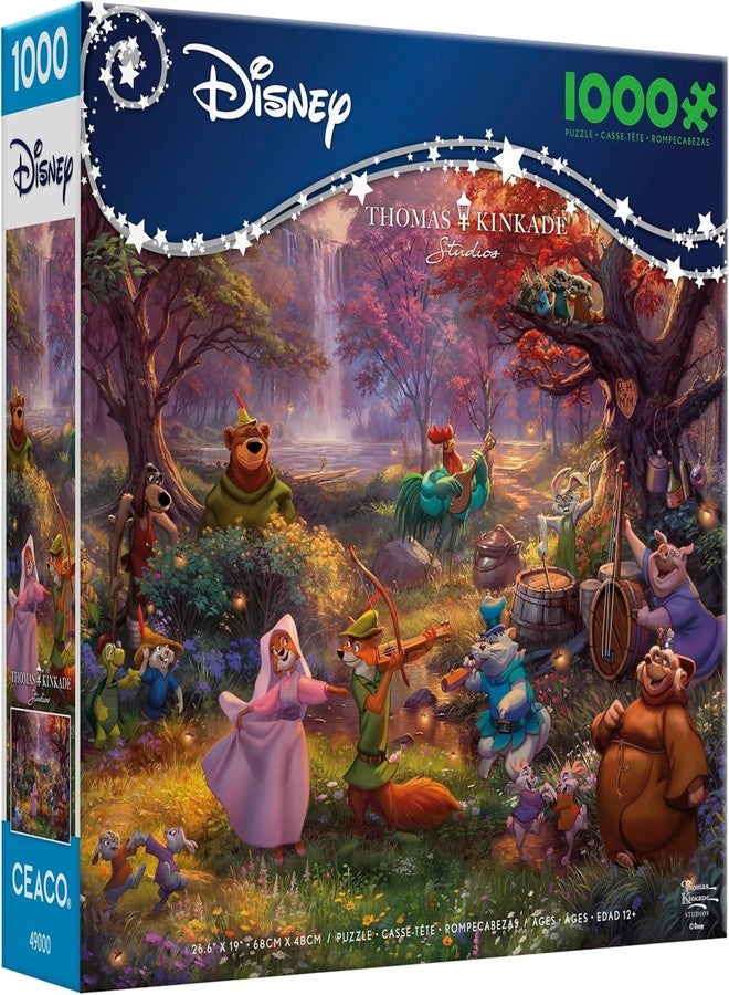 Ceaco - Thomas Kinkade - Disney - Robin Hood - 1000 Piece Jigsaw Puzzle - Image 3
