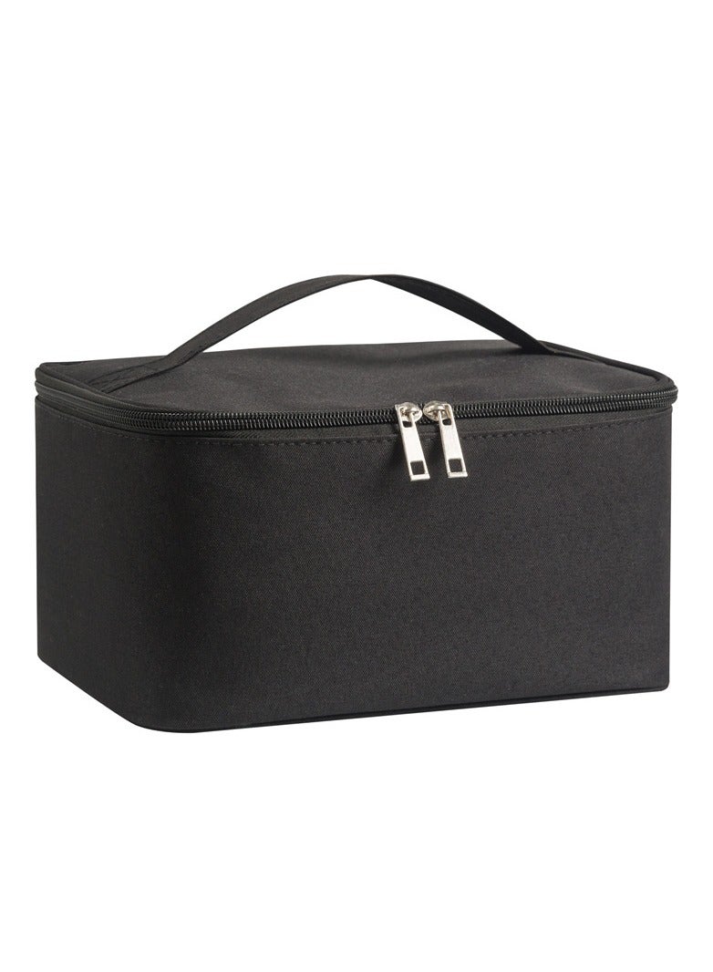 Toiletry bag for men, Travel Toiletry Organizer, Waterproof Foldable Storage Bags with Divider and Handle for Shaving Bag Cosmetics Tools, Wide-Open