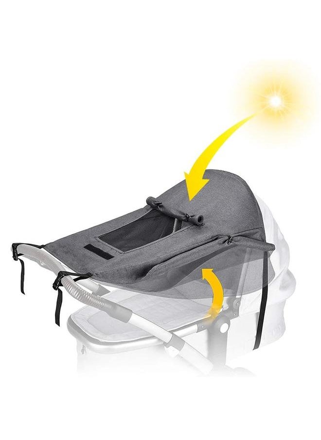 Sun Sail for Pushchairs Universal Pushchair Sun Protection Cover Stroller Sun Cover with Viewing Window and Wide Shade - pzsku/Z4F00BFD1F88B16EB66C5Z/45/_/1732119637/92a4b636-554b-482e-bac1-f46da2218830