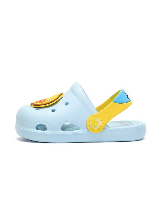 B.duck Children's Slippers, Boys And Girls Wear-resistant Home Shoes, Crocs-style Shoes, 5302 Blue, Size 28 - Image 2