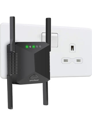 معزز شبكة WiFi معزز شبكة WiFi بسرعة 1200 ميجا بت في الثانية موسع نطاق شبكة WiFi 5 جيجا هرتز 2.4 جيجا هرتز مع منفذ إيثرنت واحد و4 هوائيات مكرر/جهاز توجيه/وضع AP - pzsku/Z4F00CAA85BC767A4897AZ/45/_/1708333794/395202ee-5547-473a-b266-c42757f84568