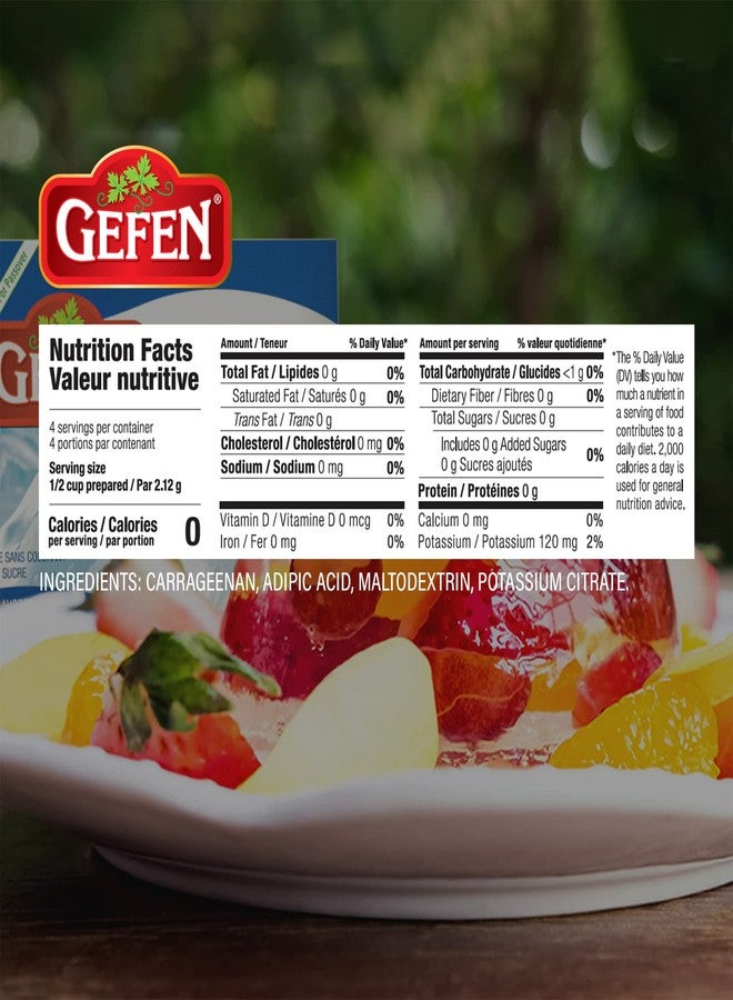 Gefen Sugar Free Clear Unflavored .3oz (3 Pack) | Fish Free & Meat Free, Vegan Friendly, Easy to Prepare, Kosher for Passover - Image 3