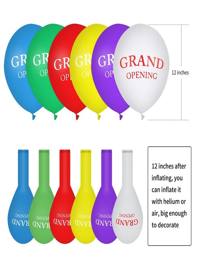 Lecpeting 30 Pcs Grand Opening Balloons Colorful Celebrate Business Balloons 12 Inches Latex Balloon for Opening Ceremony Decoration - Image 2