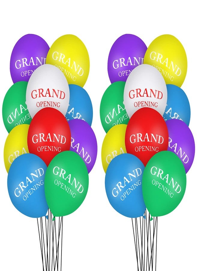 Lecpeting 30 Pcs Grand Opening Balloons Colorful Celebrate Business Balloons 12 Inches Latex Balloon for Opening Ceremony Decoration - Image 4