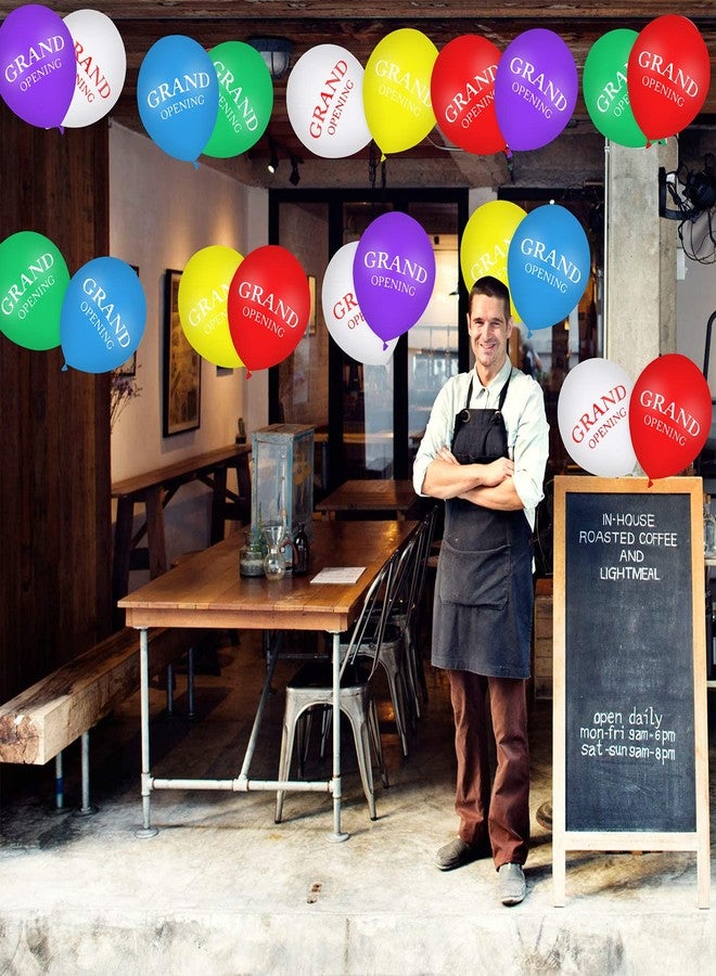 Lecpeting 30 Pcs Grand Opening Balloons Colorful Celebrate Business Balloons 12 Inches Latex Balloon for Opening Ceremony Decoration - Image 5