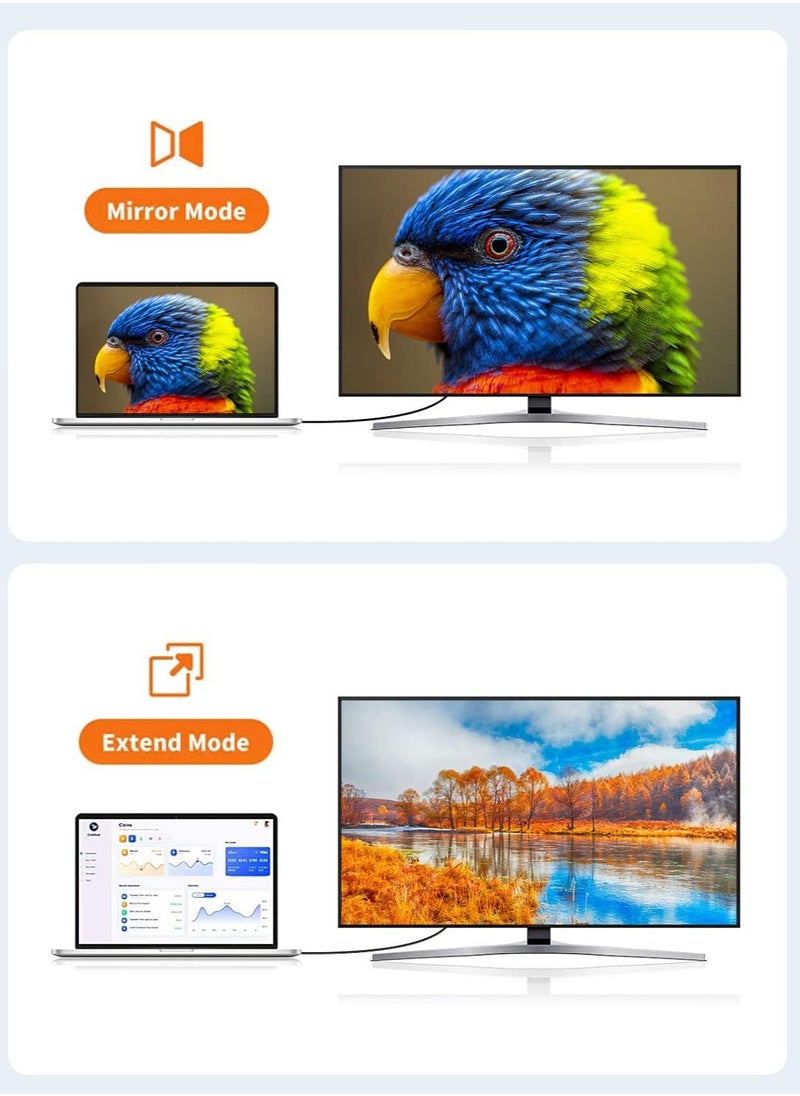 ماركة غير محددة مجموعة 3 محولات من DisplayPort إلى HDMI – دعم 4K و1080P و3D، موصل DP ذكر إلى HDMI أنثى  - Image 3