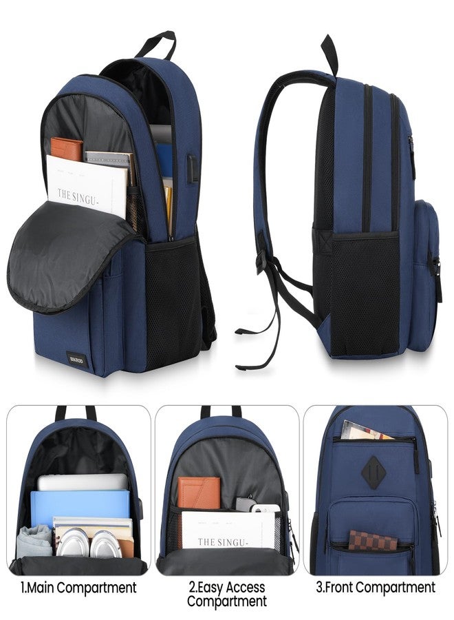 BIKROD Backpack for Boys Men, School Backpack for Teens Girls, Lightweight Casual High School Bookbag, Daily-use Travel Laptop Backpack with USB Charging Port Fits 15.6 Inch Notebook - Image 2