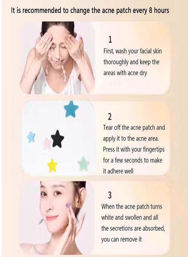 VibeSeal Star Pimple Patches for Face w/Hydrocolloid, Salicylic Acid &Tea essential oil 240 Patches, Hydrocolloid Acne Patch,-03 - Image 5