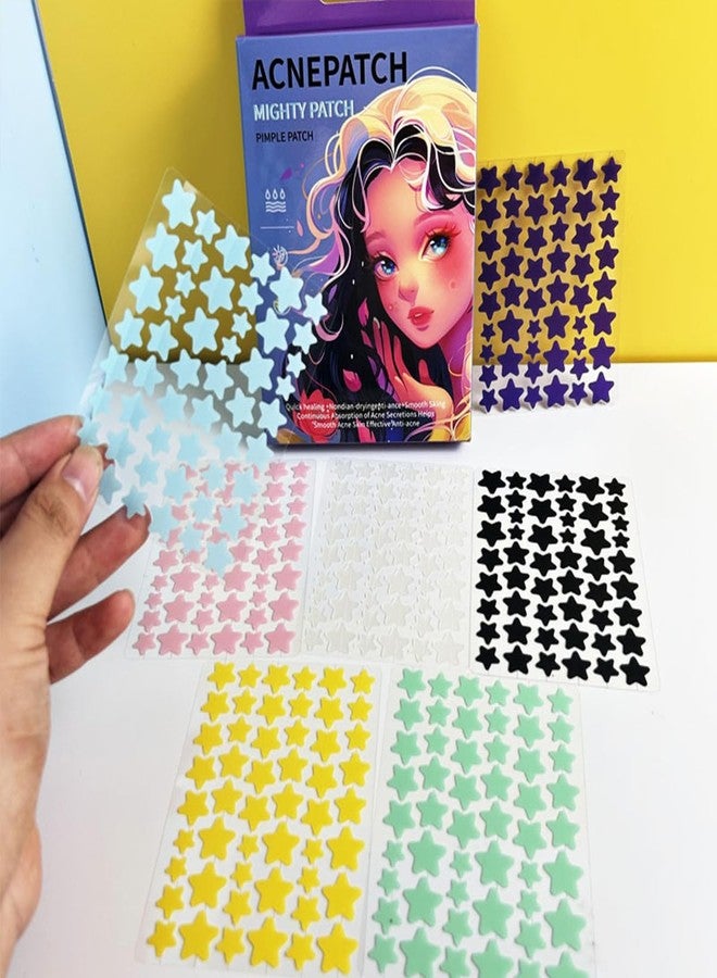 VibeSeal Star Pimple Patches for Face w/Hydrocolloid, Salicylic Acid &Tea essential oil 240 Patches, Hydrocolloid Acne Patch,-03 - Image 2