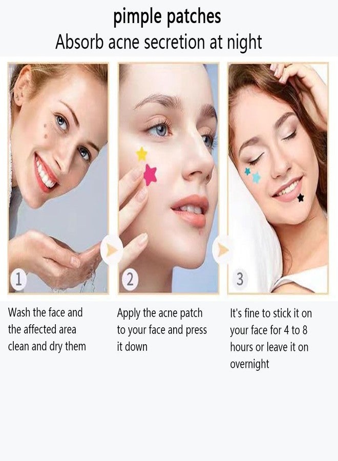 VibeSeal Star Pimple Patches for Face w/Hydrocolloid, Salicylic Acid &Tea essential oil 240 Patches, Hydrocolloid Acne Patch,-03 - Image 3