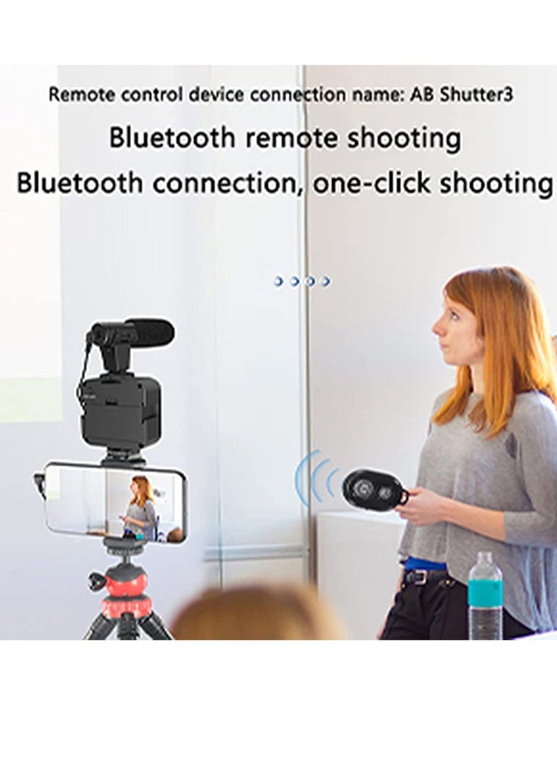 ELTRAZONE Vlogging Kit Phone Video Accessories Adjustable Stand Holder Compatible with a Variety of Mobile Phone Models for YouTube Instagram TikTok - Image 5