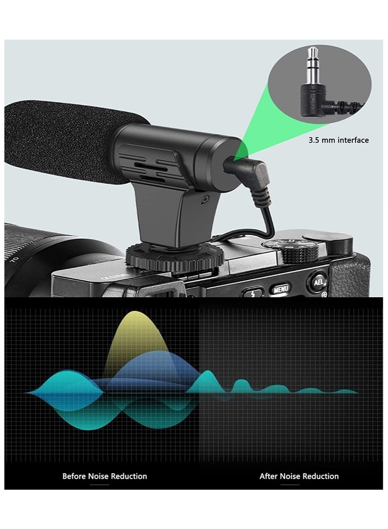 ELTRAZONE Vlogging Kit Phone Video Accessories Adjustable Stand Holder Compatible with a Variety of Mobile Phone Models for YouTube Instagram TikTok - Image 3