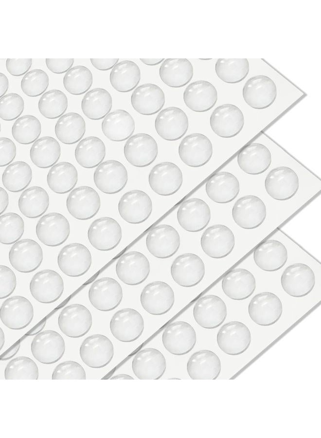 TKYZMS 300PCS Handle Door Wall Stopper Transparent Silicone Self-Adhesive Bumper, Glass Desktop Anti Slip Pad, Anti-Collision Pads, Suitable for Drawers, Desks, Cabinets, Photo Frames and Glass - Image 1