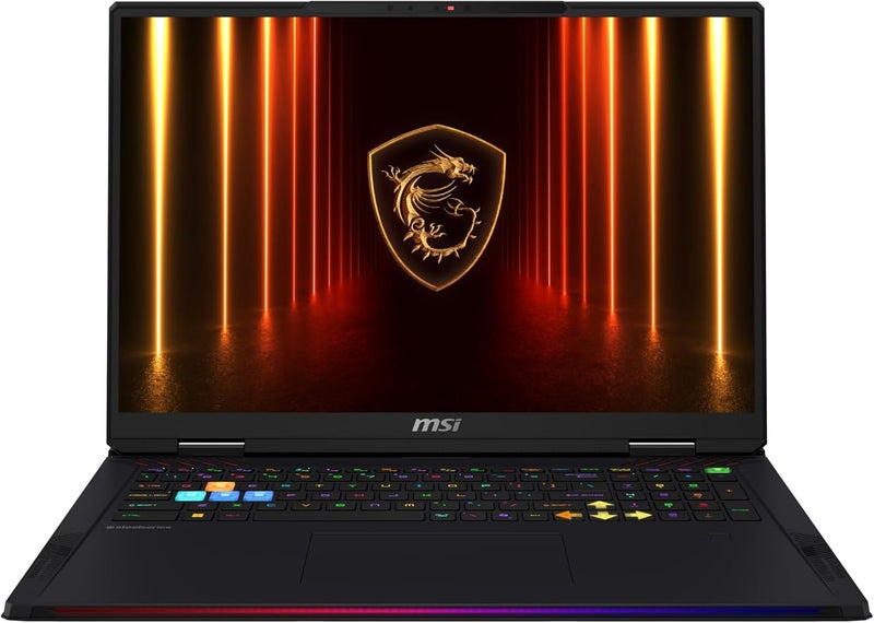 إم اس أي Raider 18 HX AI, Gaming Laptop, 18"UHD+ 120Hz, Intel Core Ultra 9 285HX, 64GB RAM, 4TB SSD, NVIDIA® GeForce RTX™ 5090 Laptop GPU, GDDR7 24GB, Windows 11 Pro, English/Arabic Black + Life Time Office 2024  - Image 1