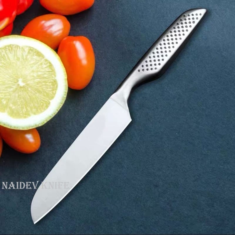 Eletree Stainless Steel Professional Paring Chefs and Meat Cleaver Knife Set Ultra Sharp Blade with Ergonomic NonSlip Handle 235 - Image 5