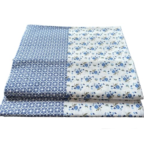 Homescape 100% Cotton Summer Topsheet/Odhne wali Chaddar Single Bed 300 TC (Blue Print_Pack of 2) - Image 5