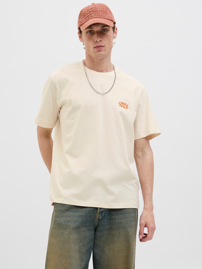 JACK & JONES Jortavira Type Back Crew Neck T-Shirt  - Image 1
