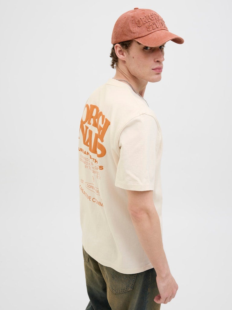 JACK & JONES Jortavira Type Back Crew Neck T-Shirt  - Image 3