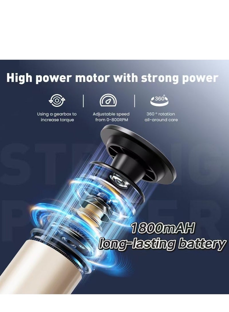 Mini Electric Foot Grinder, Portable Foot Callus Remover (9 Adjustable Speed ), For Men and Women’s Hand and Foot Health Care and Callus Grinding (Gold Color) - Image 4