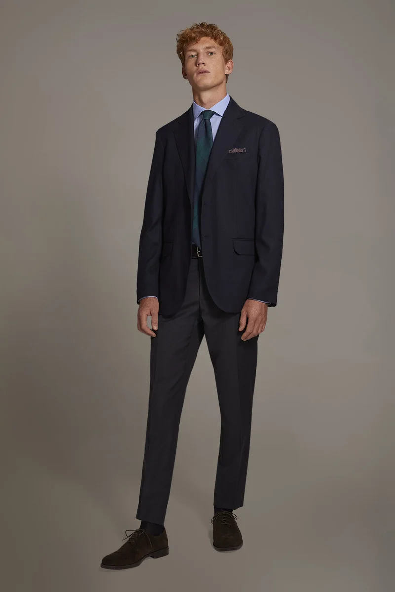 Doppelganger Blue Single-breasted jacket - Navy Blue for Men | Best Price UAE