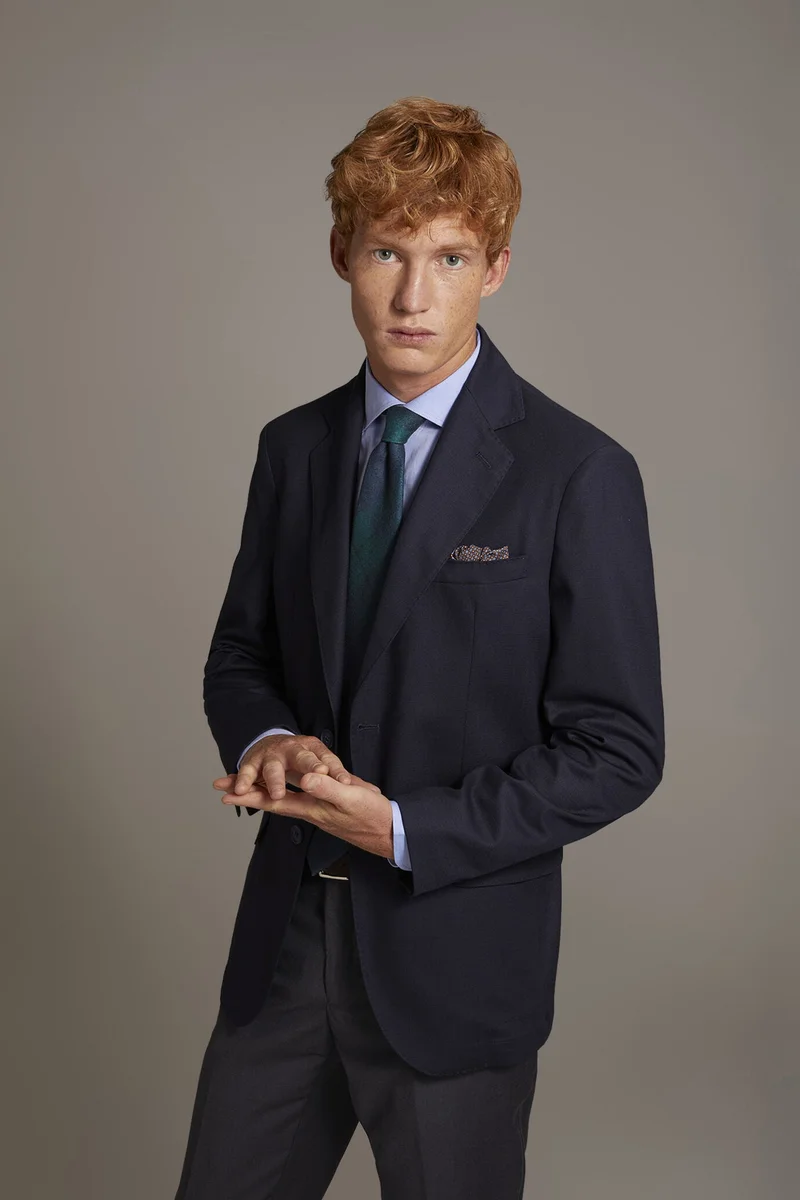 Doppelganger Blue Single-breasted jacket - Navy Blue for Men | Best Price UAE