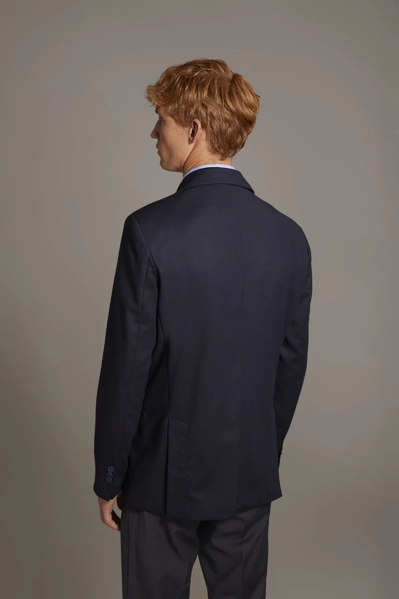 Doppelganger Blue Single-breasted jacket - Navy Blue for Men | Best Price UAE