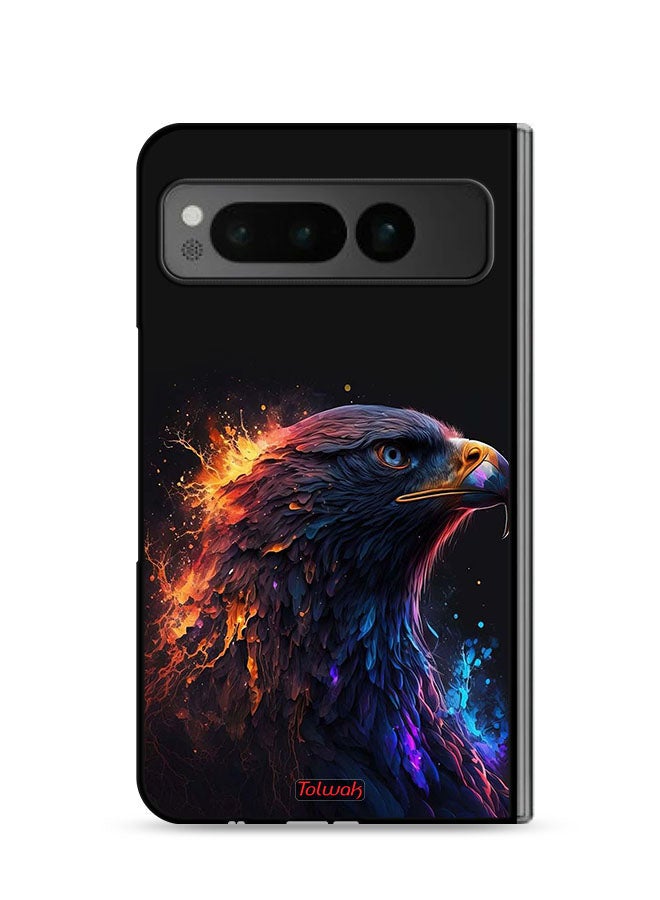 Tolwak Google Pixel Fold 5G Protective Case Cover Eagle Art - Image 1