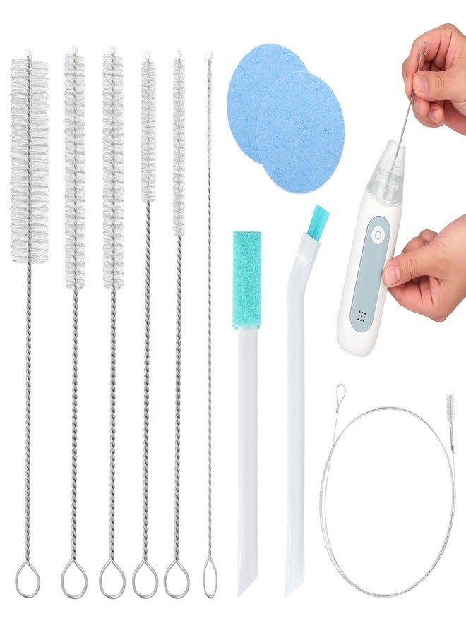 BUSOHA Straw Cleaner Brush kit for Baby Nose Sucker - 11 Piece Straw Cleaner for Nasal Aspirator All‑Angle Infant Nasal Aspirator Cleaning Set Deep Cleans Baby Nose Bulb & Tubing - Image 1