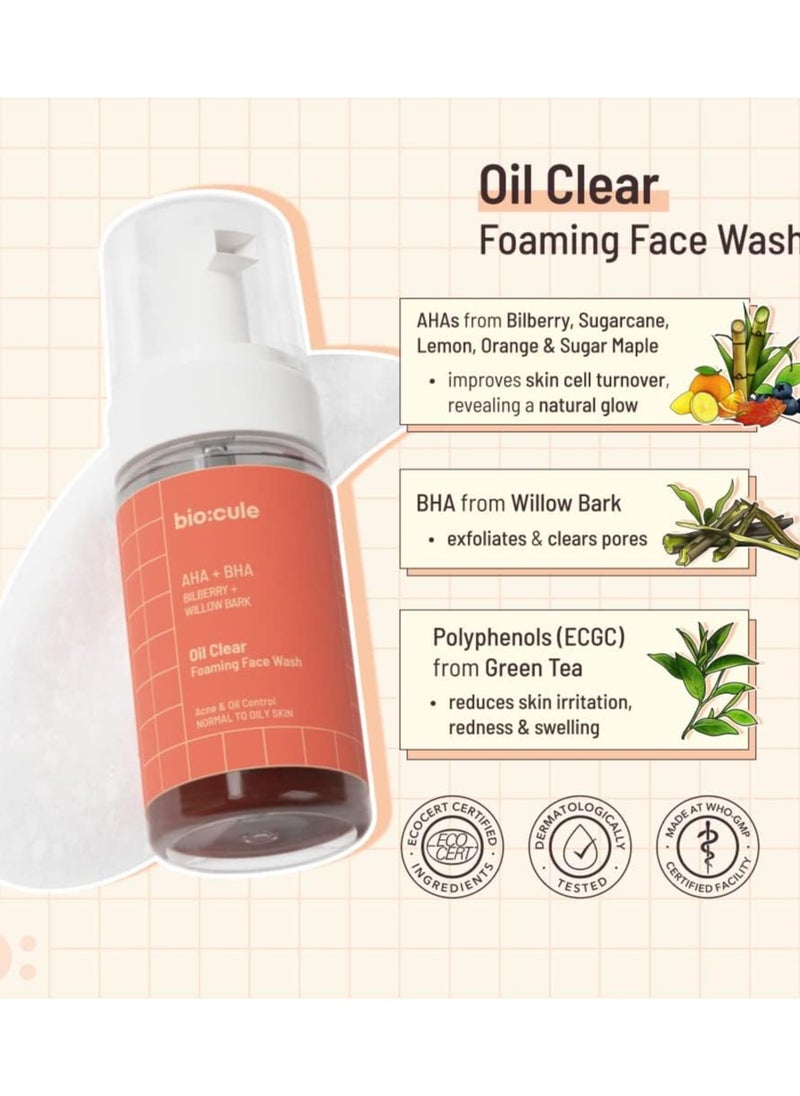 Biocule Biocule Oil Clear Foaming Face Wash 100ml  - Image 4