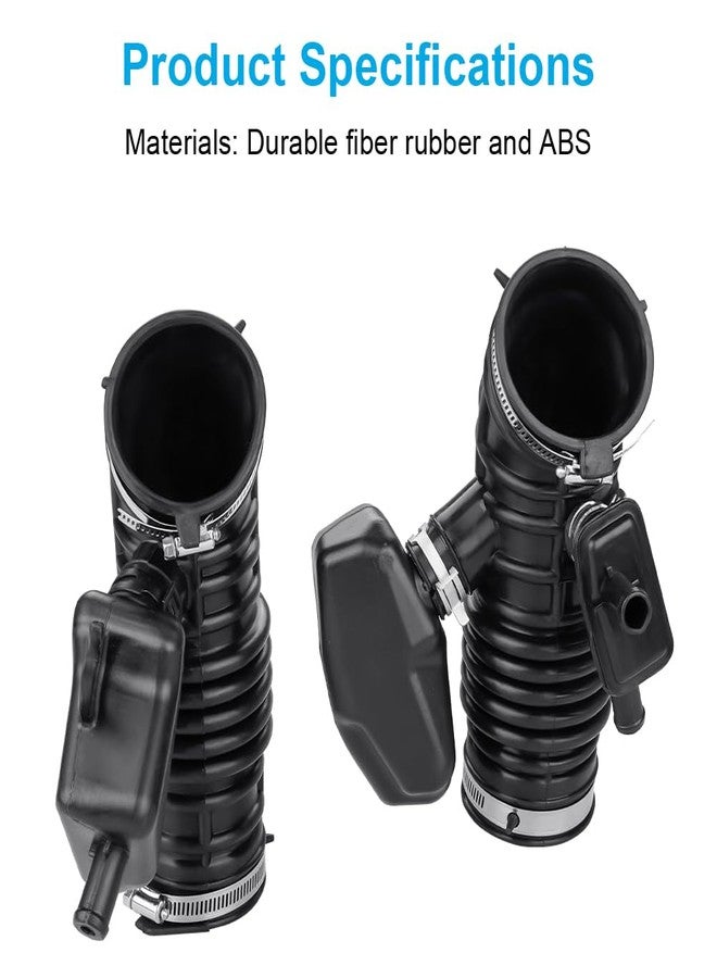 WMPHE Left & Right Side Intake Hose Compatible with Infiniti FX35 Base Sport 2009-2012, Intake Boot Tube Outlet Duct Replacement for 16576-1CB1A 16576-1CB0A- 2PCS - Image 5