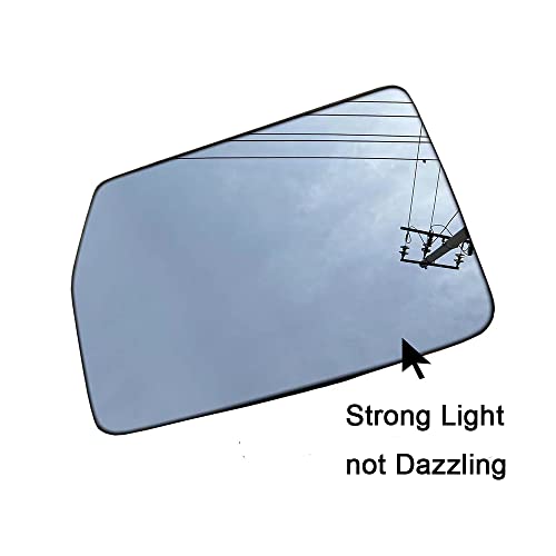 CYDZSW Left Driver Side Heated Mirror Replacement Glass for Ford F150 Accessories 2004-2008,Truck Driver Fusion Side Rear View Mirrors Plate for Ford F150 2009-2014,4L3Z-17K707-DB - Image 5