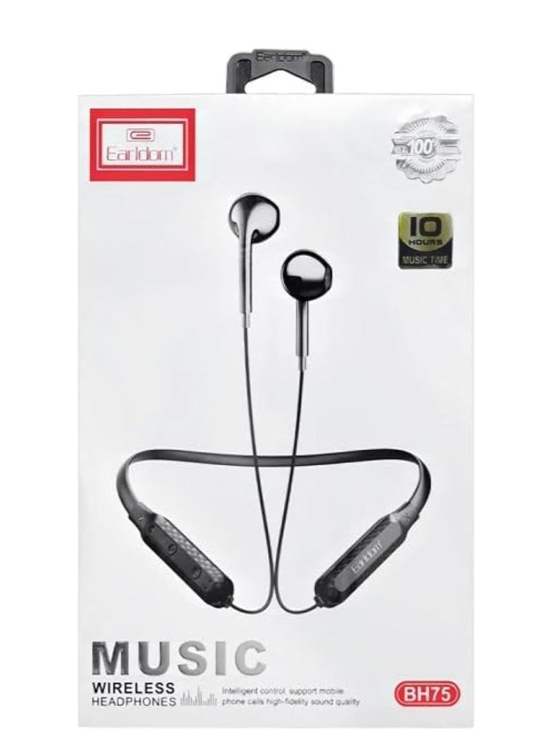 Earldom Bluetooth Earphones Magnetic Earldom BH75 Outstanding Sports Earbuds With Stereo Microphone - Image 1