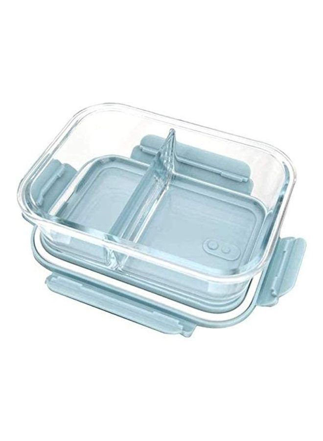 NIBEMINENT Leak-Proof Lunch Box With Lid Blue/Clear 1L - Image 1