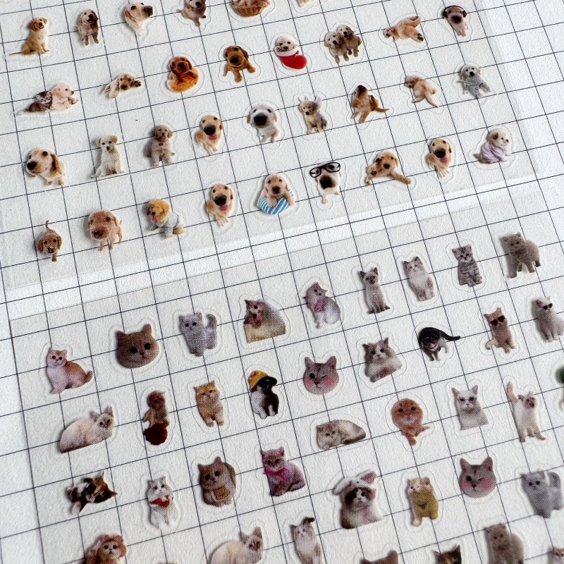 MOLNESO 2000+ Mini Stickers Pack, 36 Sheets Tiny Animal & Cute Pet Stickers with Tweezer, 5mm Small Stickers for Journals, Planners, Scrapbooking, DIY Decoration - Image 5