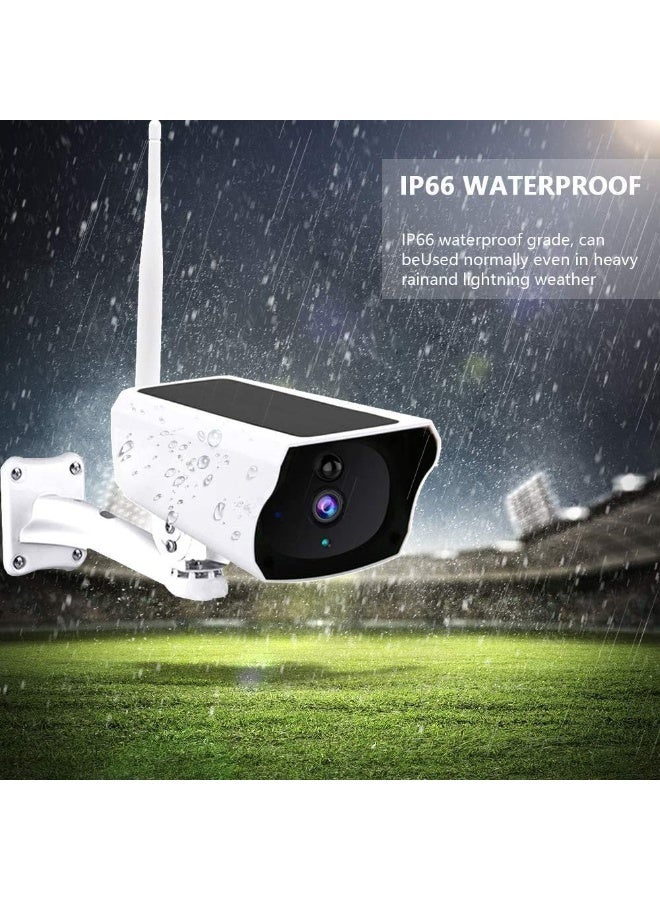 Outdoor Solar Security Camera, 1080P WiFi Surveillance Camera with PTZ, Motion Detection, Night Vision, Two-Way Audio, Dual Spotlights, IP67 Waterproof, 64GB Memory Card Included - Image 5
