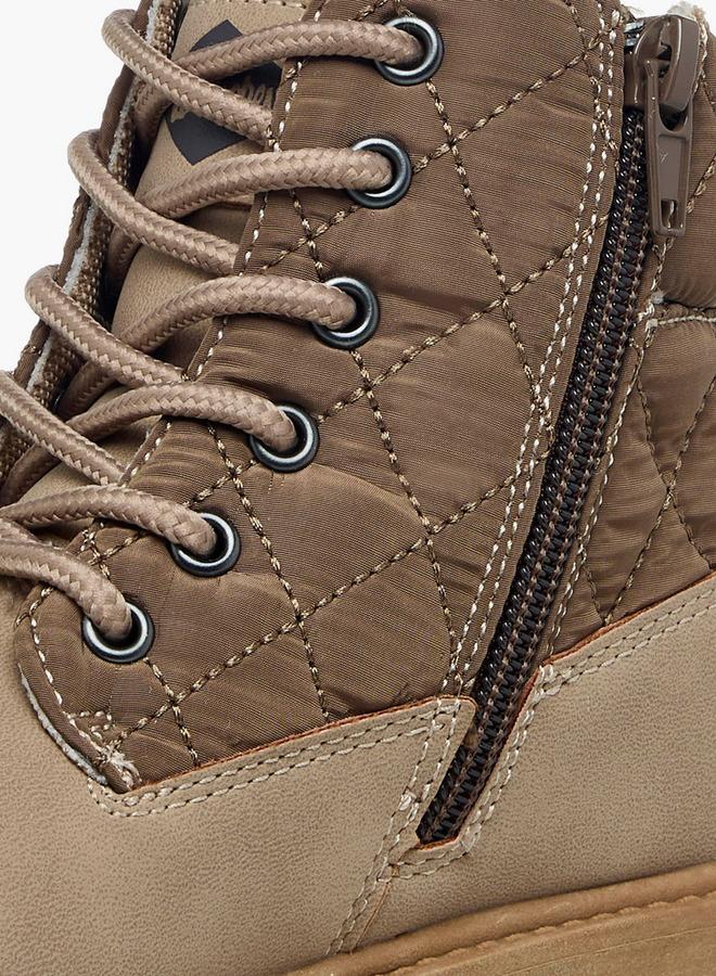 Lee Cooper Boys' Quilted Ankle Boots With Zip Closure - Image 4